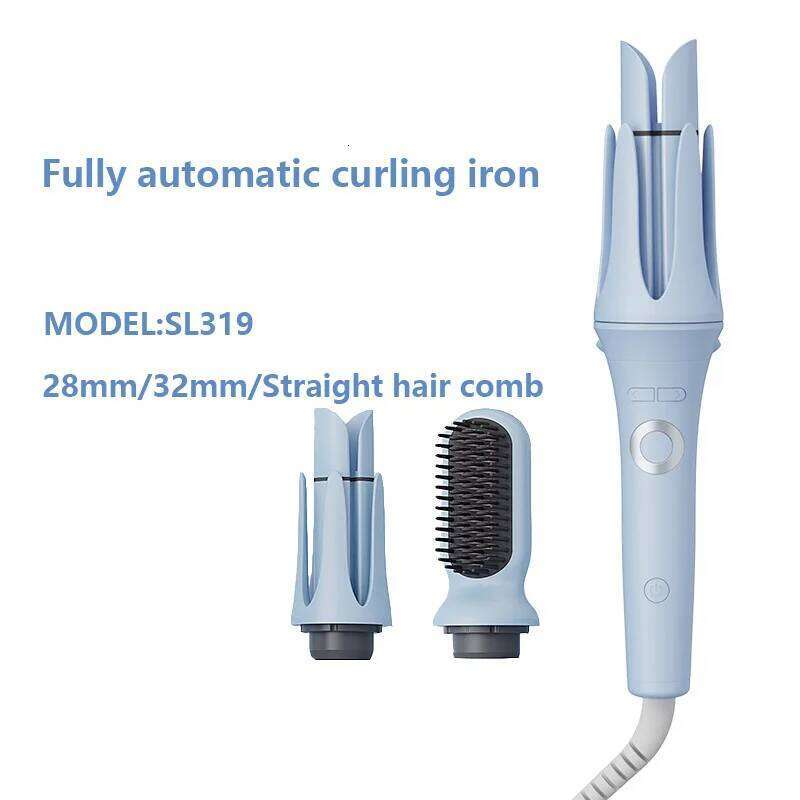 Fully automatic iron, straightening and tool set, dual-slot design curling iron with negative ion hair care 26Y0306