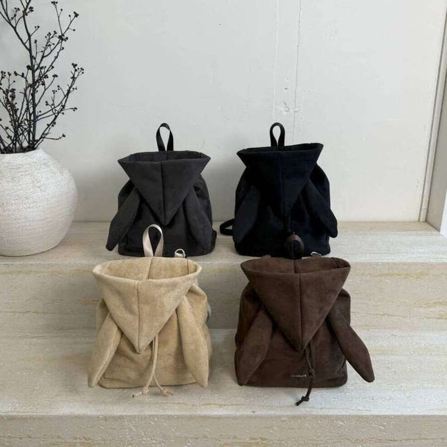 OLOEY Creative Sweatshirt Hat Backpack Retro Cute Casual Niche Personalized Design Commuter Bags Solid Color Versatile Backpacks Practical Bag