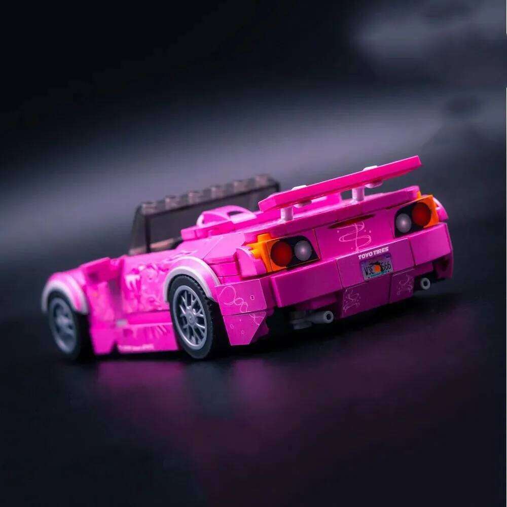 passion series 365PCS MOC DIY supercar Suki's S2000 Building Blocks sports car Assembly model toy brick Children's birthday gift Z260306