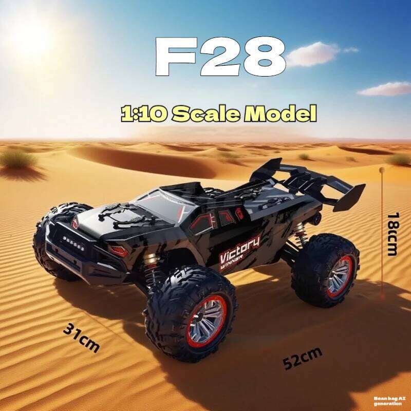 RC Car 1:10 Scale F28 Brushless 4WD High-Speed Off-Road Vehicle 2.4G Electric Racing Remote Control ESC Waterproof Toy C260305