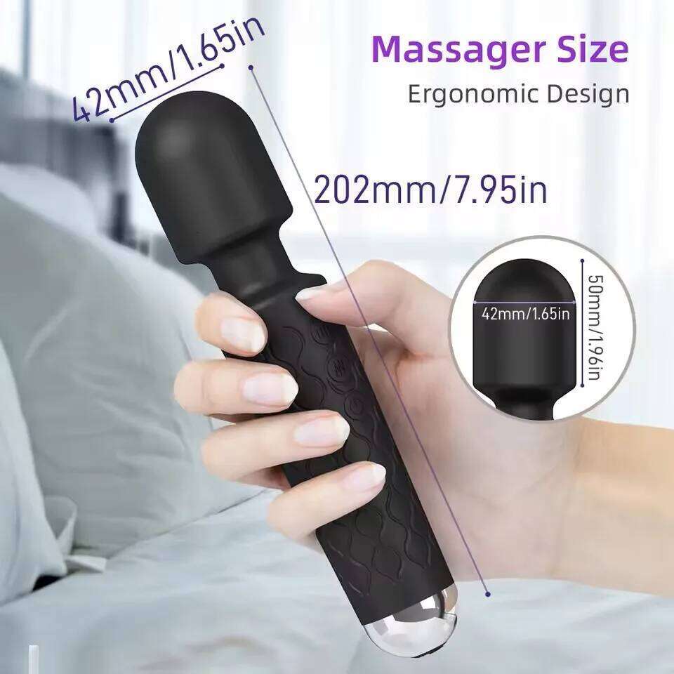 Powerful Clitoris Vibrators USB Recharge AV Vibrator Massager Sexual Wellness Erotic Sex Toys for Women Adult Product G Spot W260305