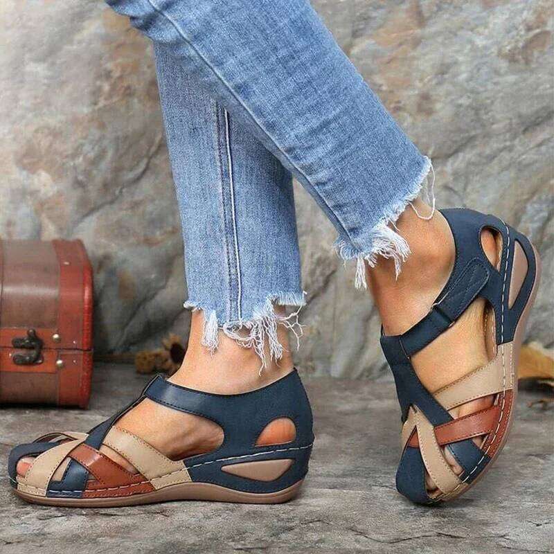 Summer 2025 Outdoor Walking Shoes Non-Slip Ladies Wedge Sandals Woman Casual Sandal Women Footwear Female