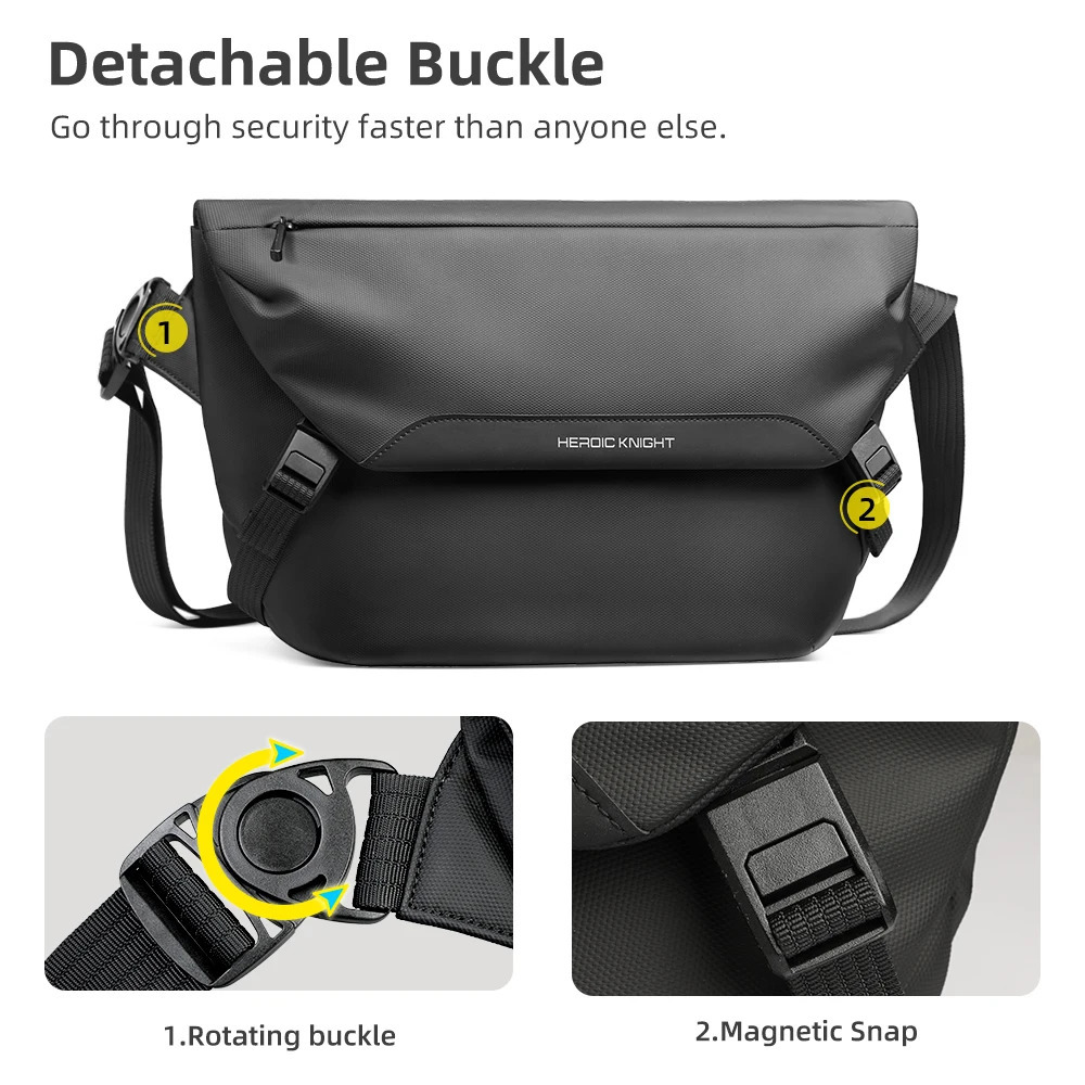 HK Water Repellent Messenger Bag Men Bags Casual Shoulder Crossbody Fit 11 inch Ipad Fashion Outdoor Cycling Side Male 260228