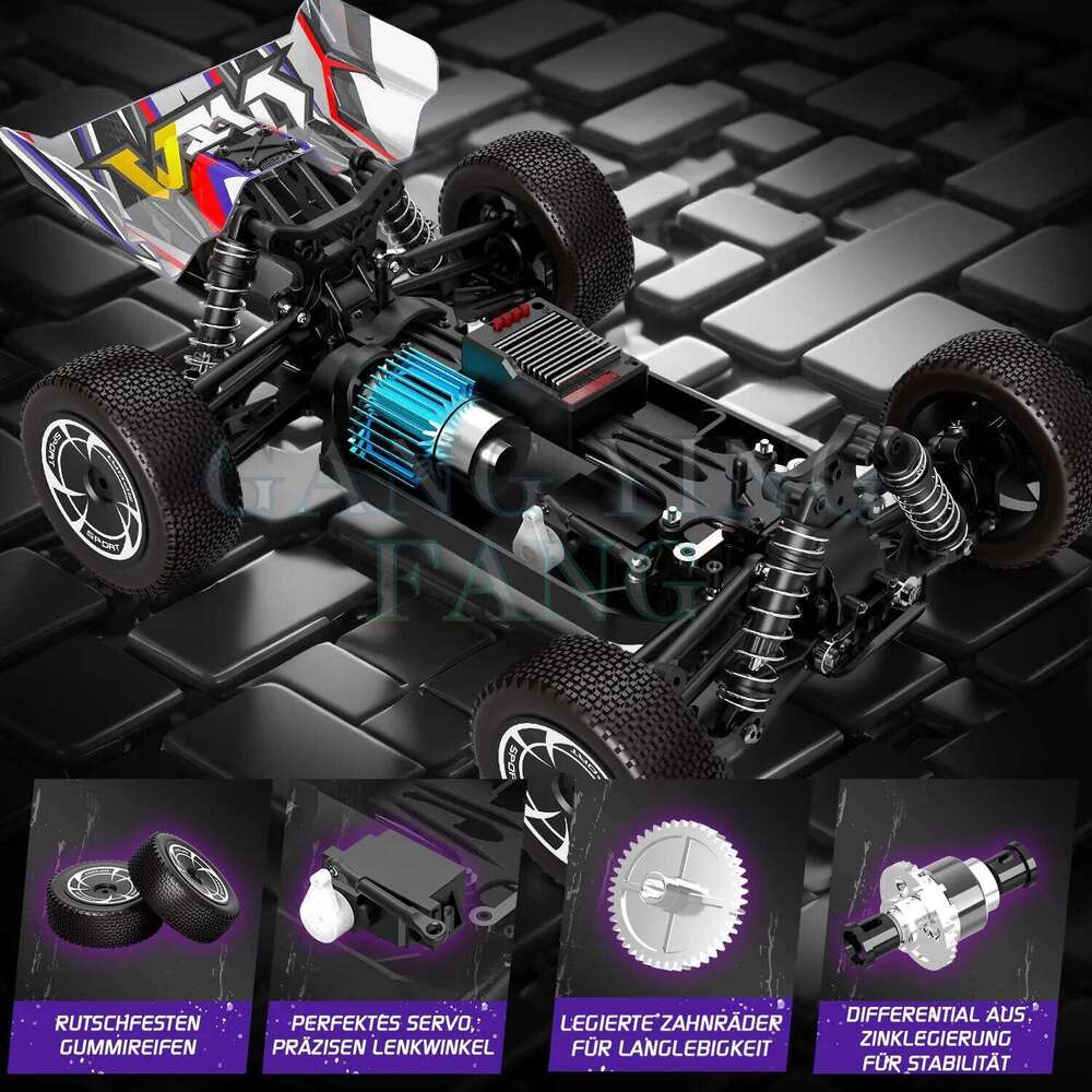 WLtoys 144016 Fast RC Cars 35KM/H OR 75KM/H 1/14 off Road 4WD Drift Toys,2.4G Remote Control Monster Truck for Adults and Kids C260305