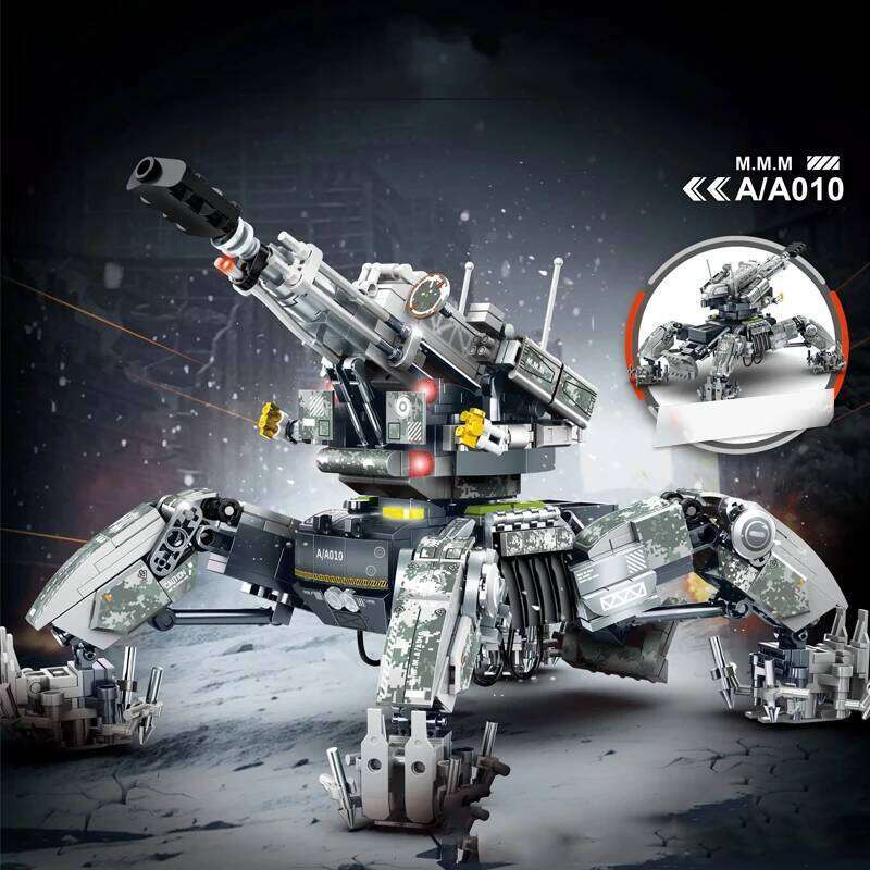 Wandering Earth A010 Mobile Military Building BlocksCrimson Toys Mecha Heavy Artillery Movable Model Adults Gifts 839pcs Z260306