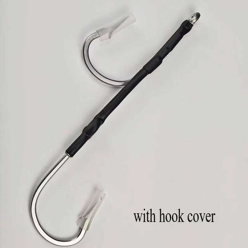 1pc Big Game Saltwater 6/0-10/0 Stainless Steel Double Assist Hook Live Bait Fishing Hooks for Shark Tuna Fishhook S260305