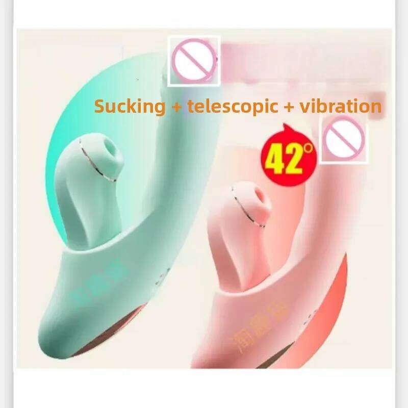Sucking Licking Vibrator Strong Multifunctional Tongue Stimulator & Masturbation Stick Adult Sex Toys for Women W260305