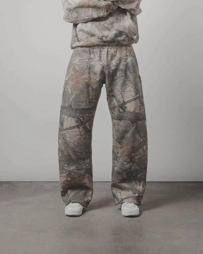 Harajuku Y2K Tracksuit Men Hip Hop Oversized Hoodies 2 Piece Set Retro Snake Pattern Sweatshirts Clothes for Men Streetwear 260227