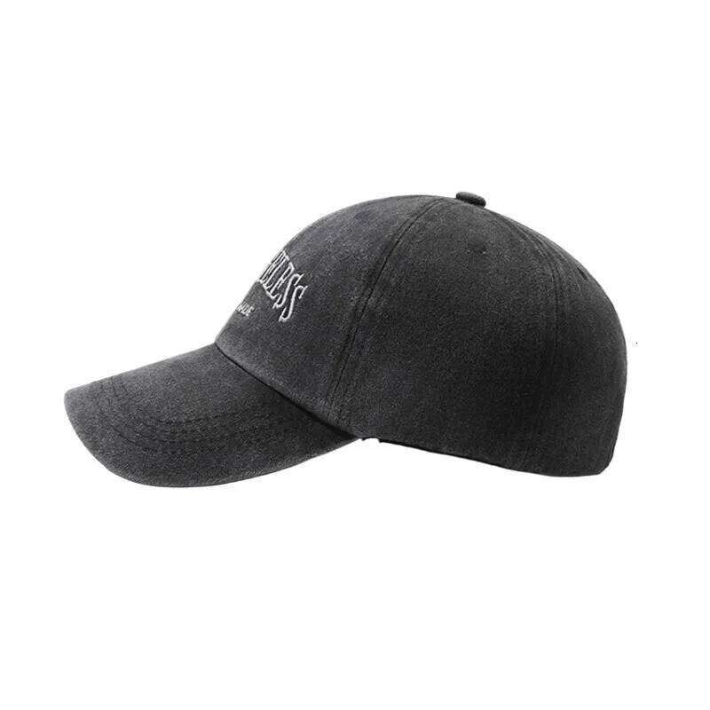 Vintage Distressed LOS ANGELESS Embroidered Baseball Cap with Soft Crown | Adjustable Streetwear Unisex Hat Y260304