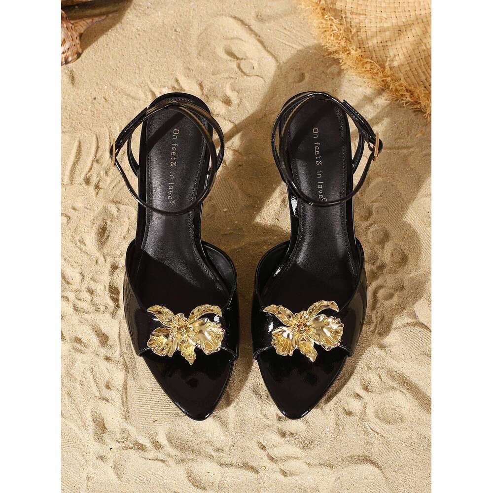 Fashionably Elegant Women's Bow-Decorated Patent Leather Pumps - Comfortable and Versatile High Heels