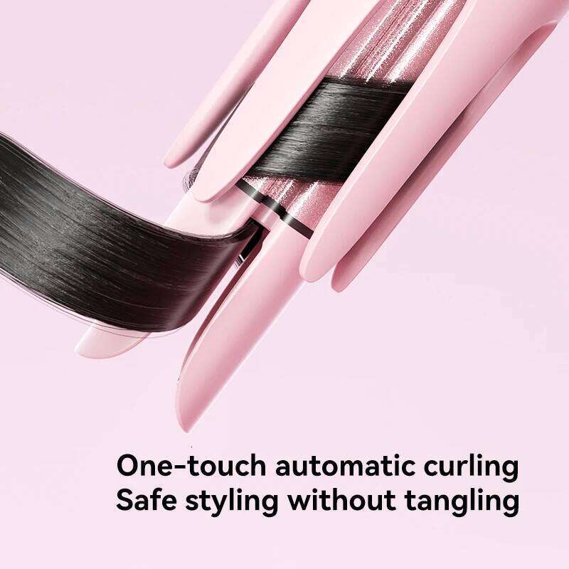 32mm Automatic Curling Iron with Negative Ion Ceramic Hair Care Buzzer Timer 4 Temperature Settings for Long Lasting Waves 26Y0305