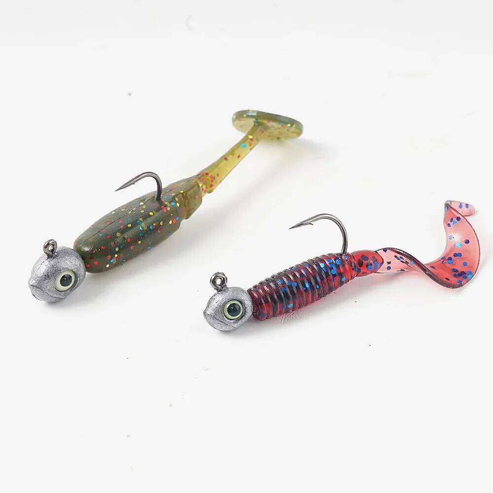 Grouper Crank Jig Head Leaded 0.5g 1g 2g 3g 4g 5g Fly Fishing Rockfish Game Jigs Lure Soft Worm Bait Hook Tool S260305
