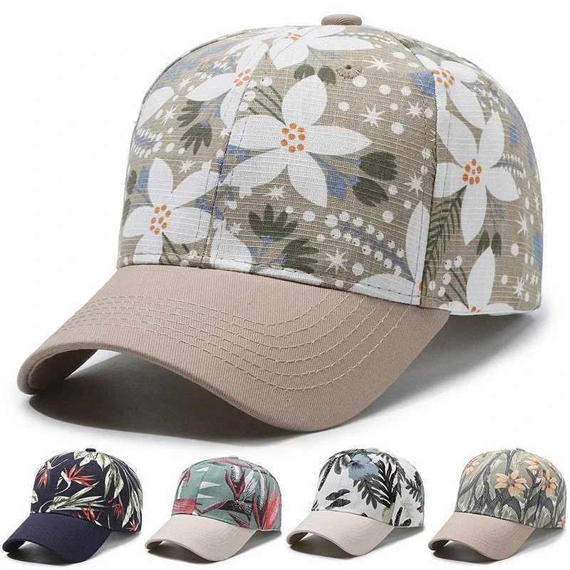 Women Colorful Bohemian Printed Sun Shading Womens Baseball Caps Velcro Adjustable Adult Hats Accessories Creative Gifts S260306