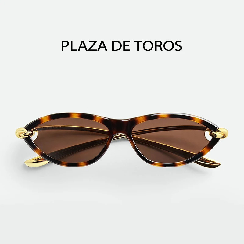 Trendy s Womens Cat Eye Tortoiseshell Sunglasses UV400 Oval Glasses For Woman Fashion er Classical Glasses 260302