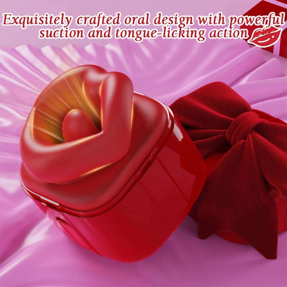 Sucking Tongue Licking Vibrator Sex Toys Female Squirting Masturbation Clitoris Vagina Stimulator Screaming Artifact For Women W260305