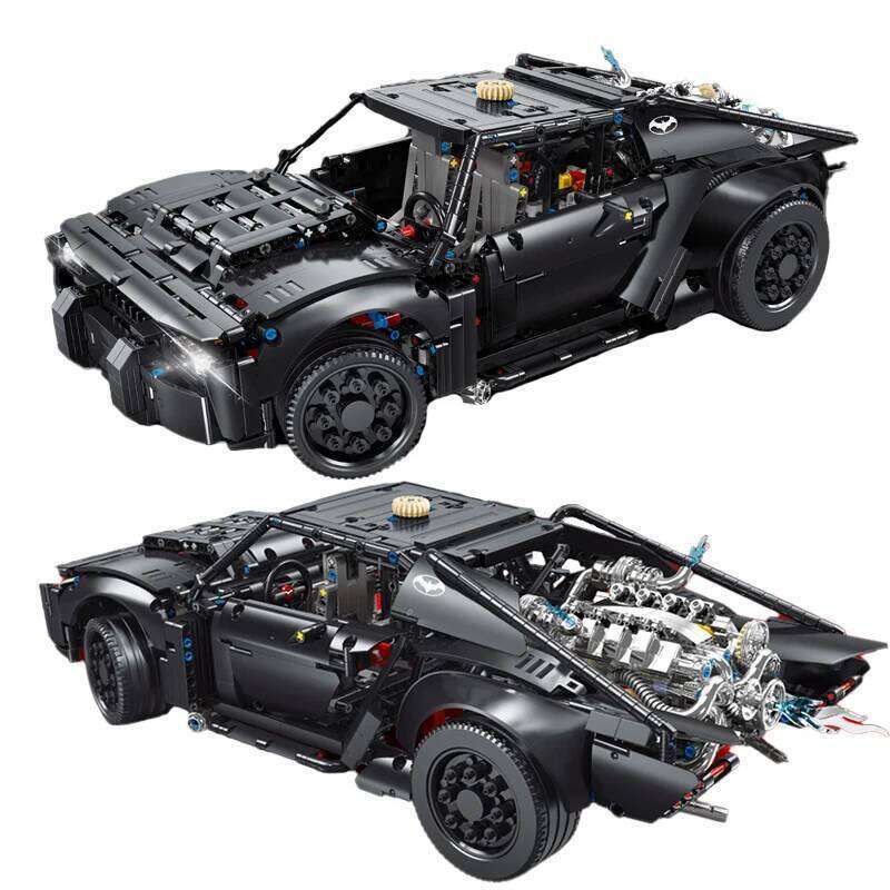 Technical 42127 Batmobile Super Sports Car Building Blocks Model MOC High-Tech Assembly Vehicle Set Boys Toys Gift For Childrens Z260306