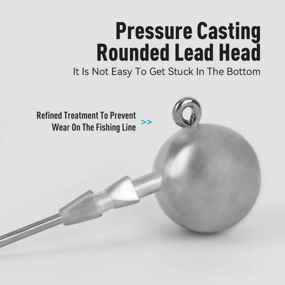 Kingdom 15pcs 3X Reinforced Jighead Hooks 3.5g 5g 7g 10g 14g High Carbon Steel Treble Edged Hook Fishing Tackle Accessories S260305