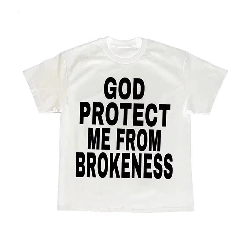 EMO Y2K Cotton T-shirt Punk Harajuku Letter Trendy Short Sleeve Grunge Gothic Retro Top Hip Hop Oversized Casual Tee Men Women 260304