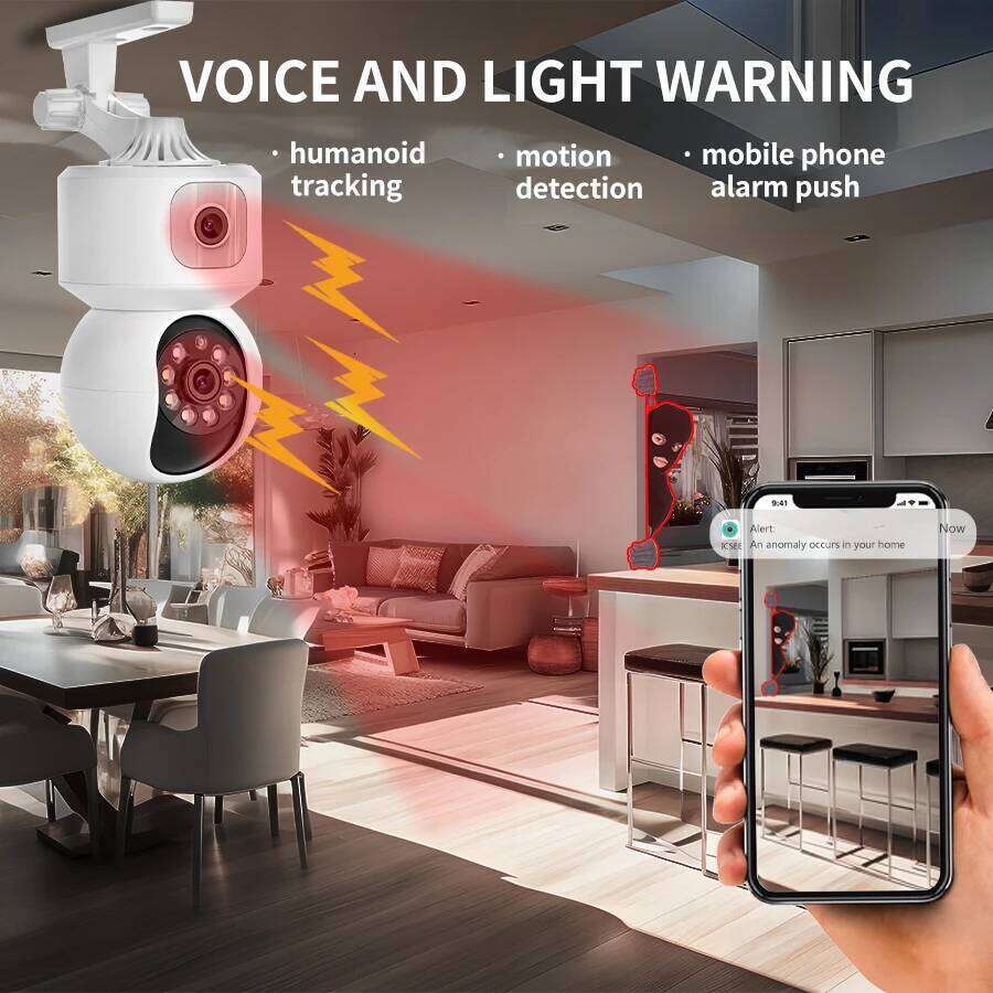 2K 4MP Smart Security Protection Wireless Monitoring Indoor Baby Pet Monitor 2.4Gwifi Mini IP Camera PTZ Auto Tracking ICSEE 26W0306