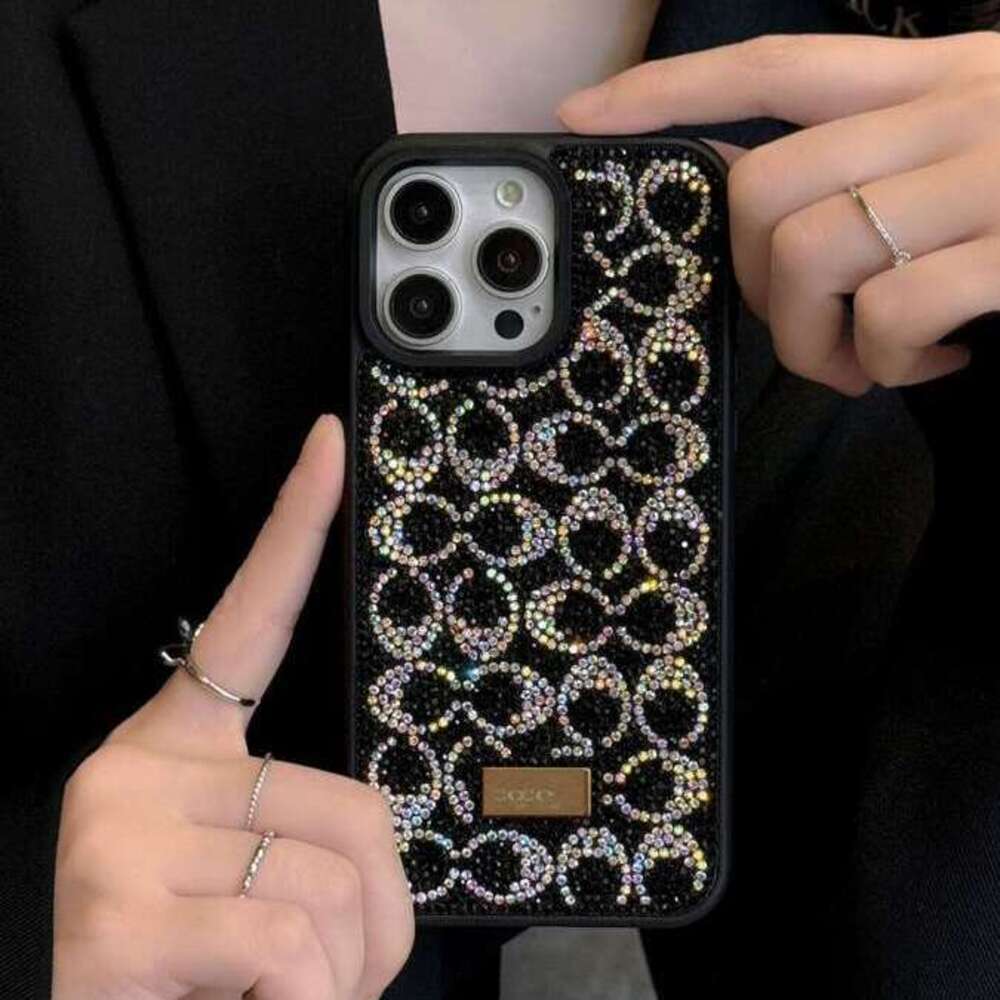 Phone Case Designer Skin Feel Diamond Protective Cover For Iphone 17 16 15 14 Pro Max 13 12 11 Luxury Shockproof Drop-resistant Apple Phone Case