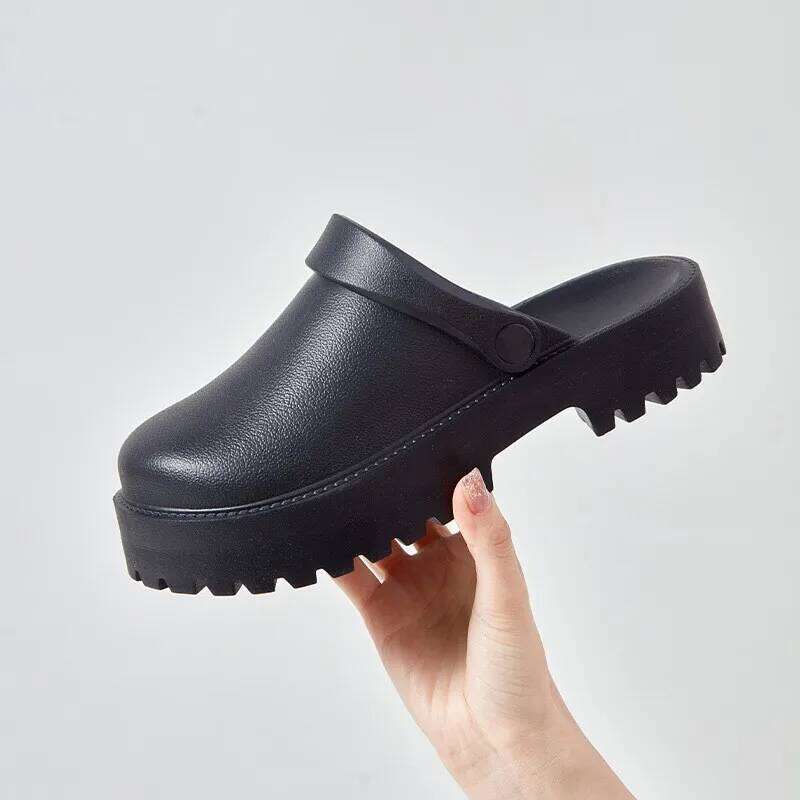 Litfun 2025 New Summer Slippers For Women Outdoor Fashion Thick Sole Beach Slides Non-slip Garden Shoes Casual EVA House Sandals