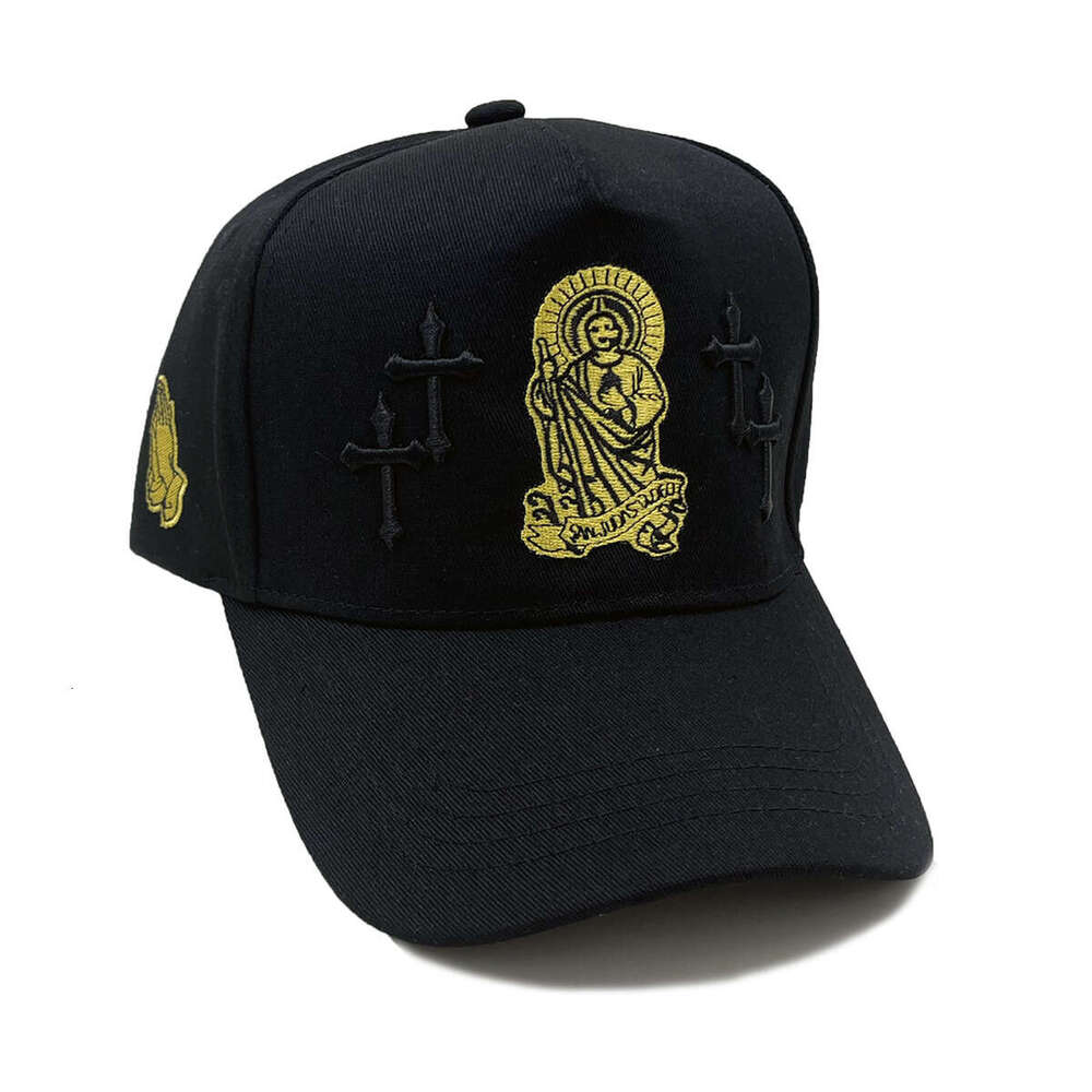 Adjustable Saint Embroidery Baseball Cap Women Breathable Hat for Outdoor Sports & Travel