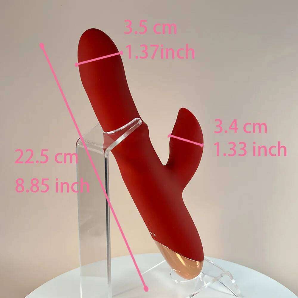 Flamingo Rabbit Vibrator from Dream Vibe Powerful Tapping Vibrating Beads Thrusting Adult Pleassure Sex Toys for Woman Love Gift W260305
