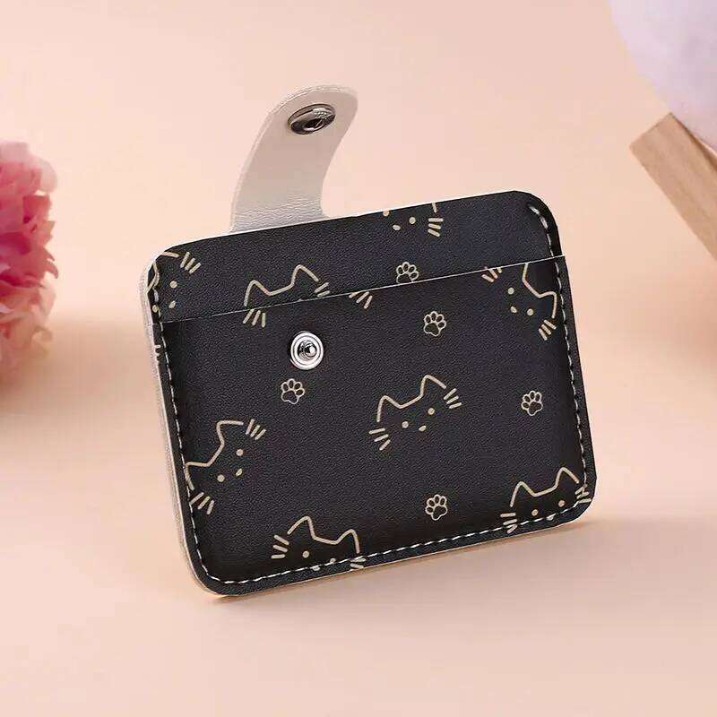 New Fashion Women Short cat Wallets Zipper Bags Top Quality Female Purse Coin Pocket Women's Card Clip C260304