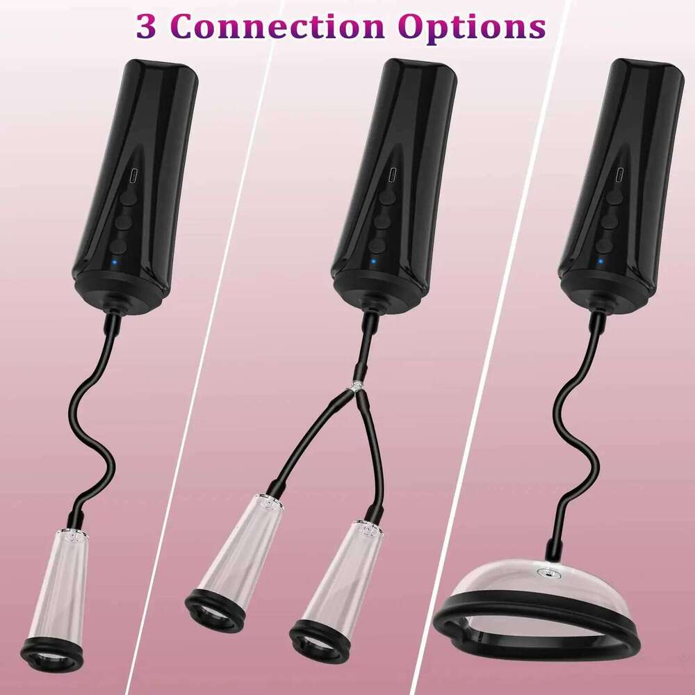 Automatic Vacuum Vagina Adult Sex Toys for Women Nipple Pussy Sucker Clitoral Pump with 6 Powerful Mode Female Masturbation W260305