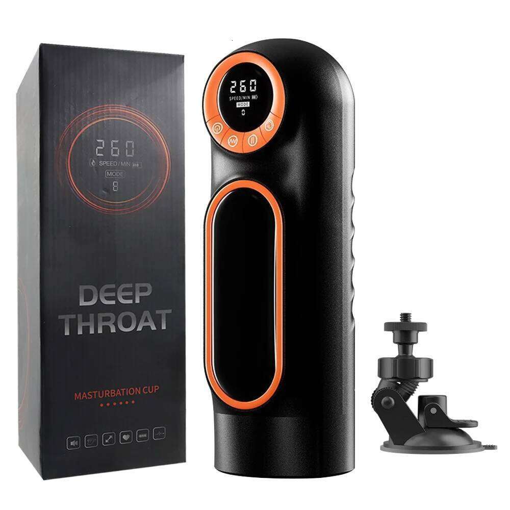 Male Masturbation Cup Blowjob Sex Machine For Men Dick Stroker with Thrusting Vibrating Sucking Modes Sexual Pleasure Tools W260305