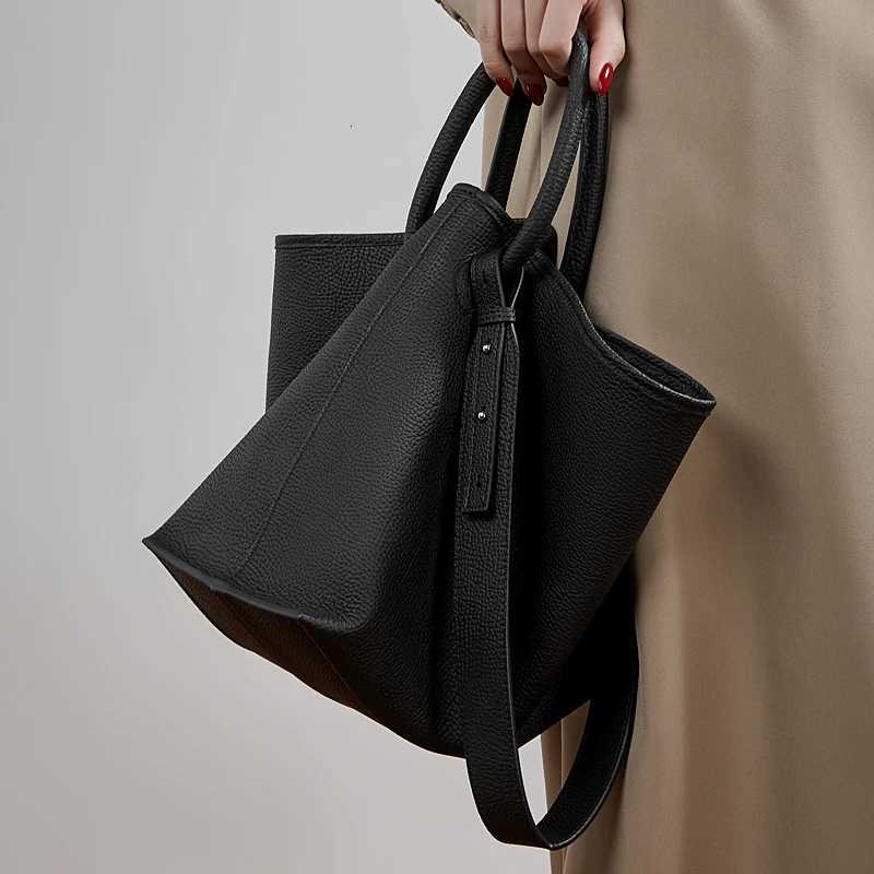 Hifashion Cowhide Genuine Leather Handbags For Women New 2026 Designer Shopping Totes Work Ladies Shoulder Crossbody Bags H260306