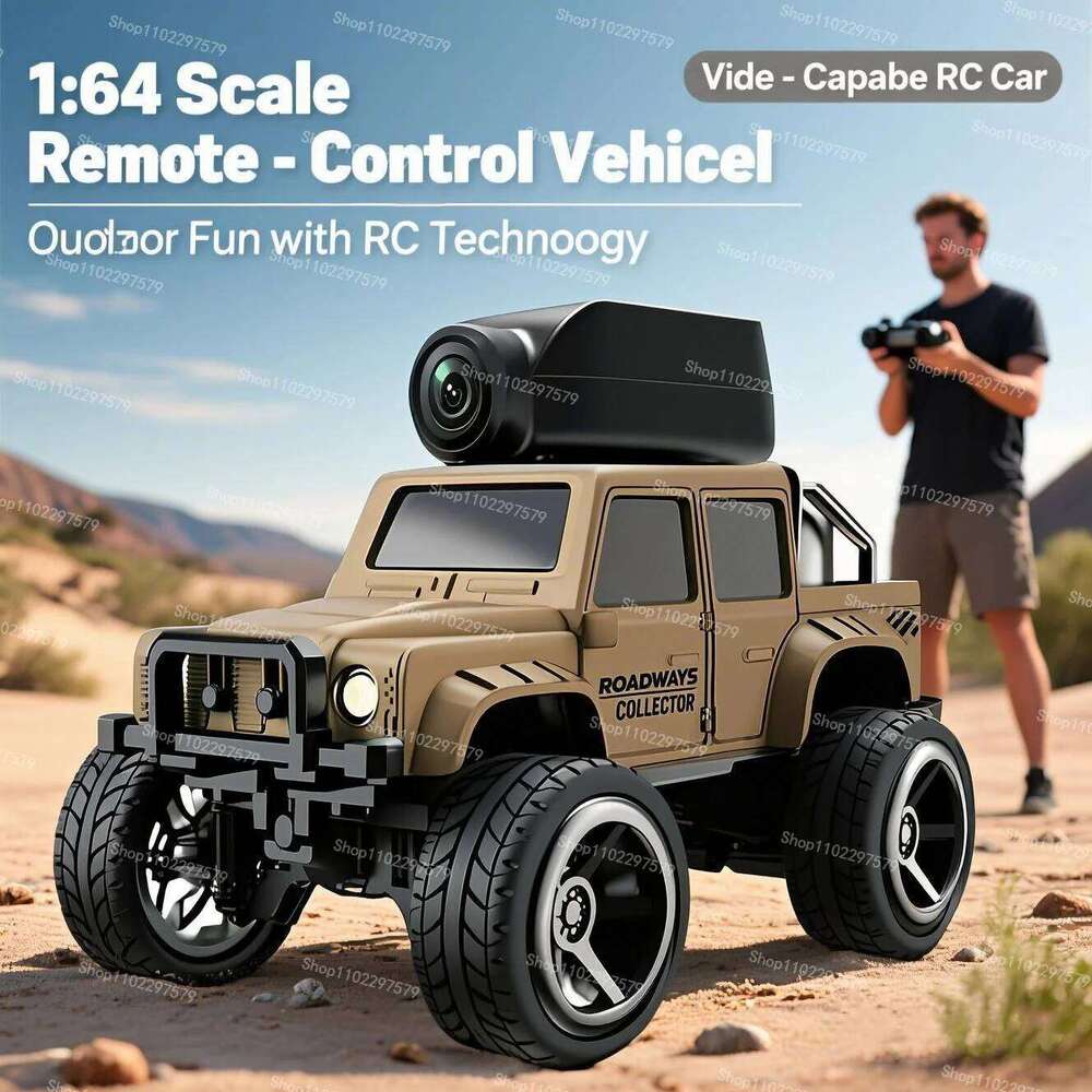 KF32 1:64 Scale Mini Drift RC Car with FPV Video Camera Full Proportional RTR 2.4G Remote Control for Desktop Racing Vehicle Toy C260305