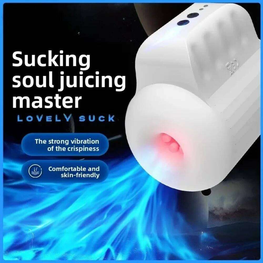 Masturbator Cup For Men Blowjob Machines Male Sucking Vibrator Penis Trainer Penetration Sex Toys Pocket Pussy Adult Goods W260305