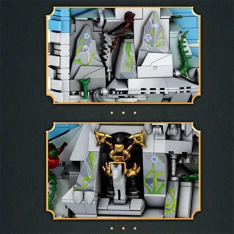 3307PCS Egypt Kingdom Bookend Building Blocks God Stone Statue Famous Landscape Model Bricks Kids Educational Toys Holiday Gifts Z260306