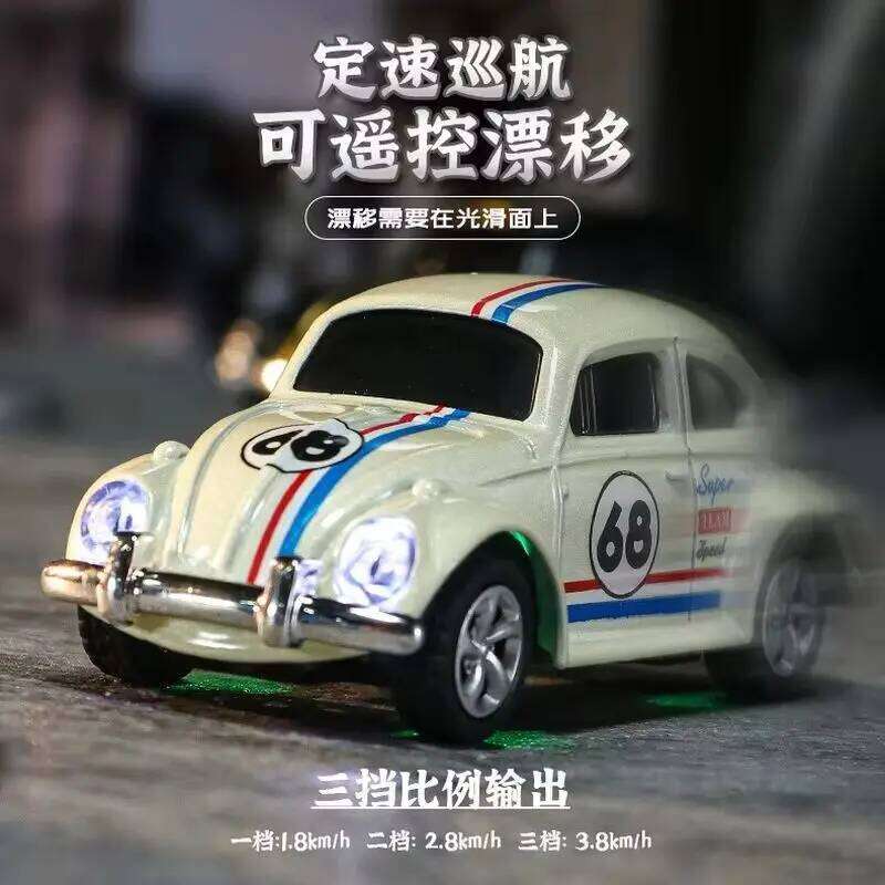 2025 New Rc Wireless Mini Beetle Alloy Mobile Phone Remote Control Model Car Toys Children'S Gifts C260305