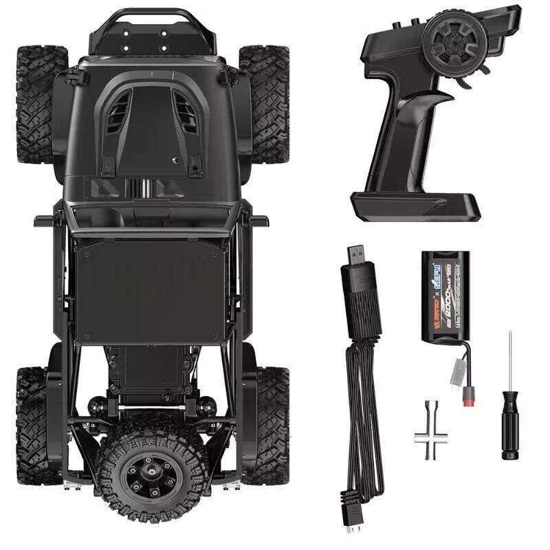 2025 Mjx Brushless H12p Alloy Large Scale Remote Control Electric Four-Wheel Drive 1/12 Off-Road Climbing Car Toy Vehicle C260305