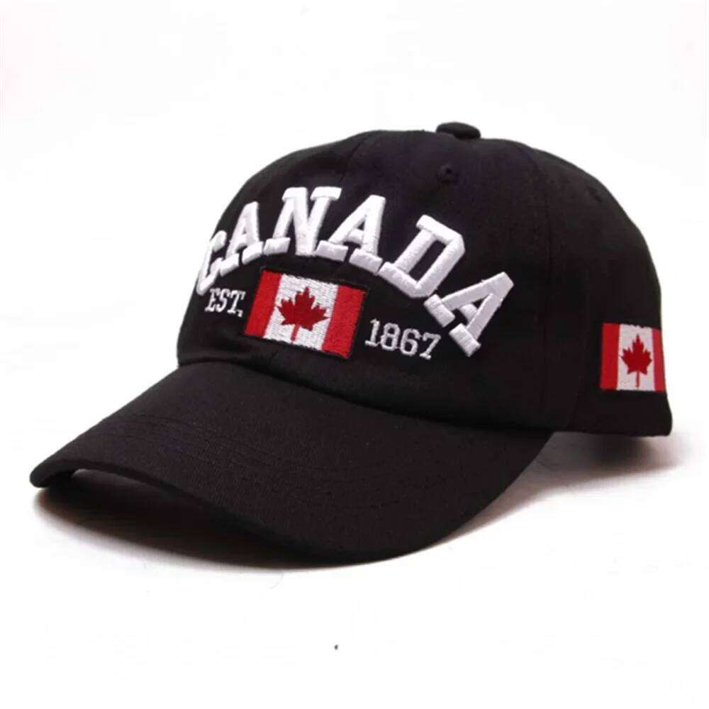 New Baseball Cap Unisex Canadian Spring Summer Wild Sun Visor Popular Adult Letter Hat Y260304