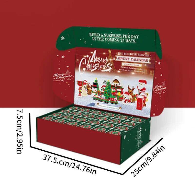 3555PCS Theme Building Blocks Set Santa Claus Snowman Snow House Elk Christmas Tree Bricks Toys Gift For Children Z260305