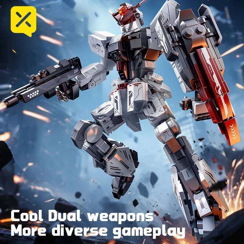 DIY Mecha Building Blocks Set Movable Joints Assemble Action Figure Collectible Model Construction Assembly Toy Gift Kids Adults Z260305