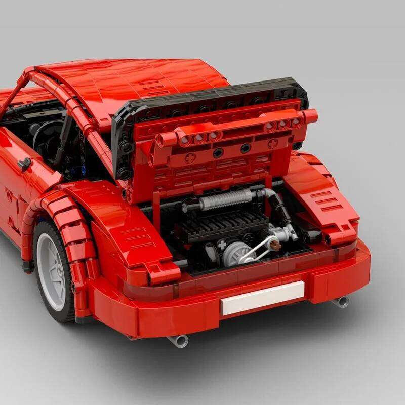 NEW MOC-239017 964 Turbo Scale 1:12 Hyper Super Racing Car Model Building Blocks Bricks Children Toys Birthdays Gifts Z260305