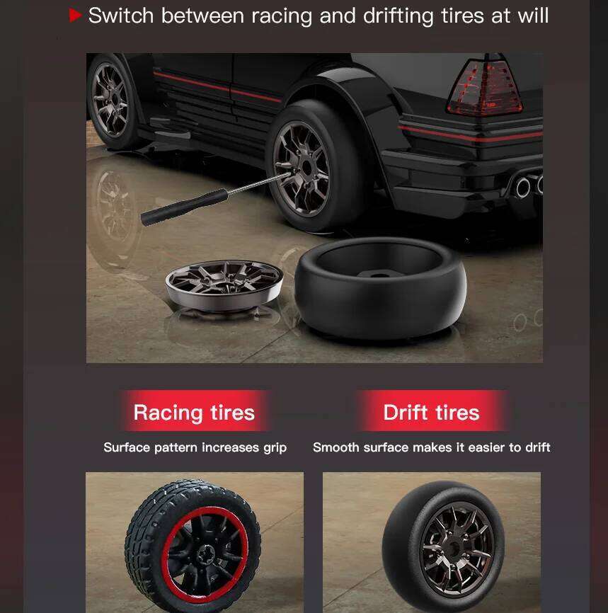 KF30 1:43 4WD Drift Racing Car With Gyroscope Adjustment Real Lighting Control and Damping High Speed RC Cars For Kids Toy C260305