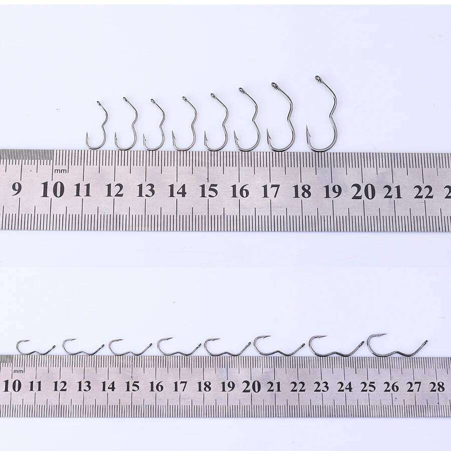 NGB 12PCS Automatic Flip Carp Hook High Carbon Steel 6-13# Freshwater Sharp Barbed Single Fishhook Fishing Accessory S260305