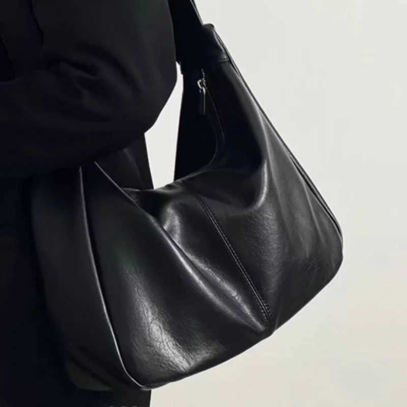 Fashion Soft PU Leather Tote Bags for Women Trend Female Simple Large High Capacity Shoulder Women Handbags Messenger Bags H260306