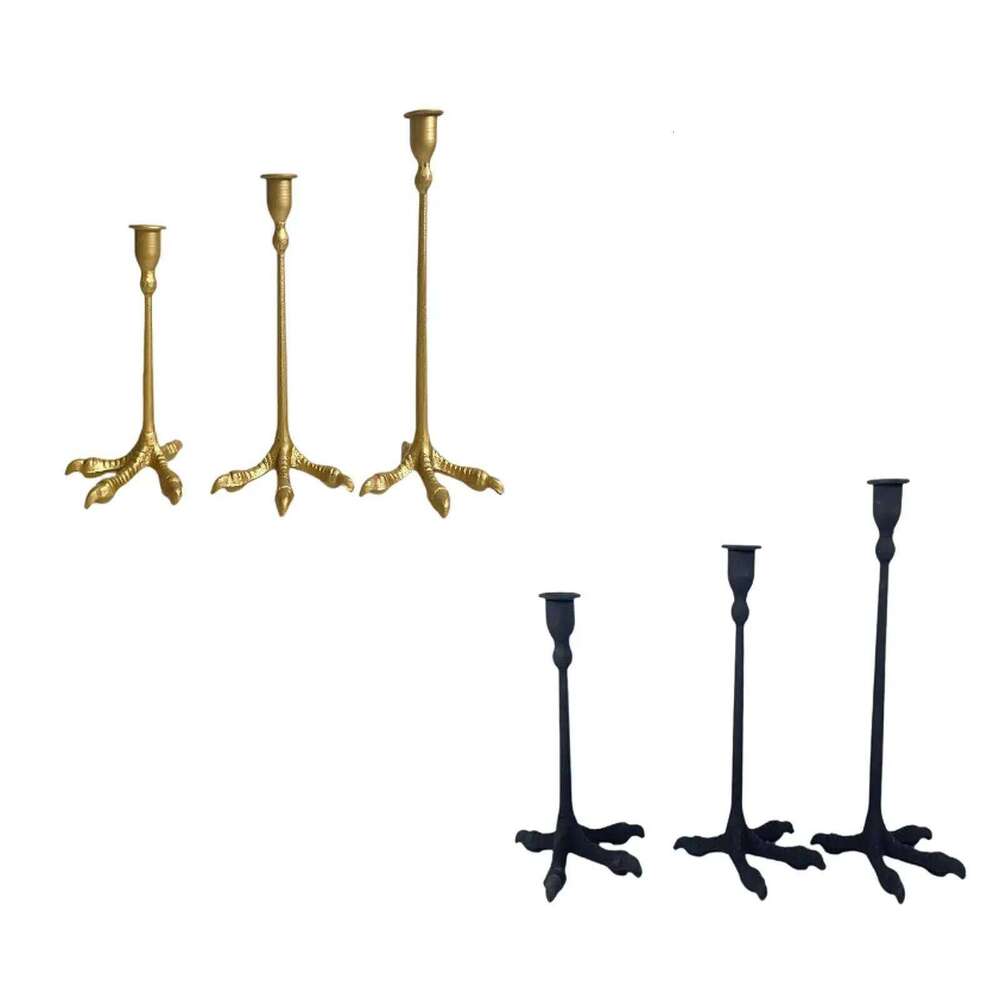 3Pcs Taper Holder Candle Stand Decorative Candlestick Holders Table XJ260305
