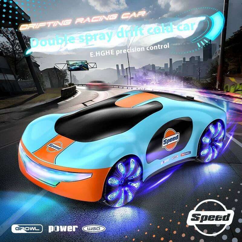 RC Cars Toys 2.4GHz Remote Control Car with Cool Lights Music Spray Effects Gesture Sensing Drift Racing Gifts for Boys C260305