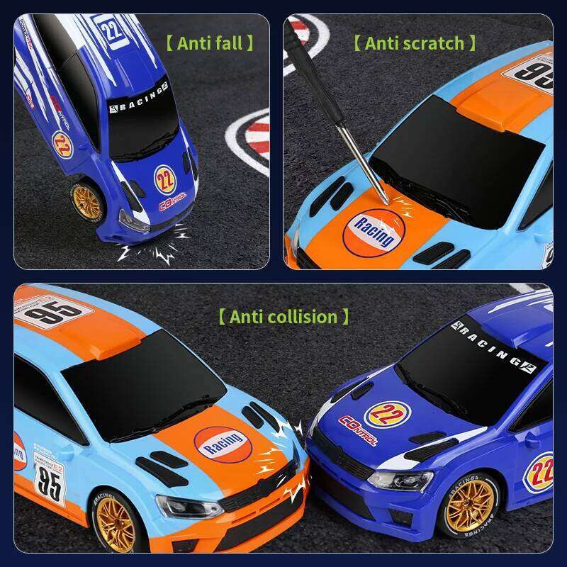 New JJRC Q233 Rc Mini 1/64 4wd Drift Racing Cars with Lighting High Speed Remote Control Car Toys Children Birthday Gifts C260305