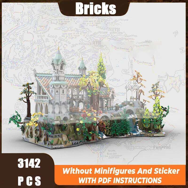 Moc Building Bricks Street View Challenge Extended CastleTechnology Modular Blocks Holiday Gifts Toys For Children DIY Sets Z260306