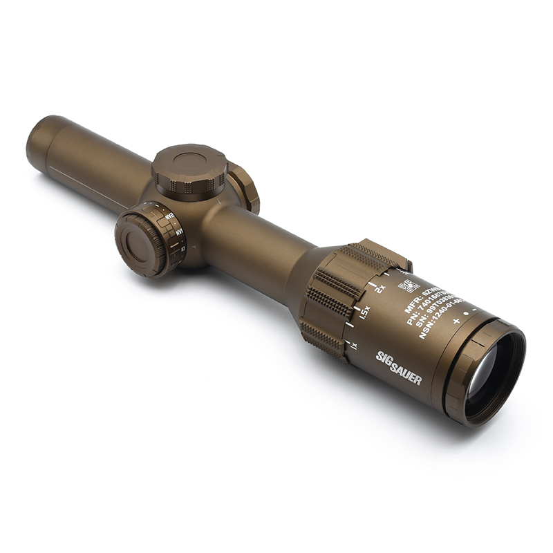 EvolutionGear Maded: TANGO6T 1-6X24 Scope FFP DWLR-55 Illuminated Reticle