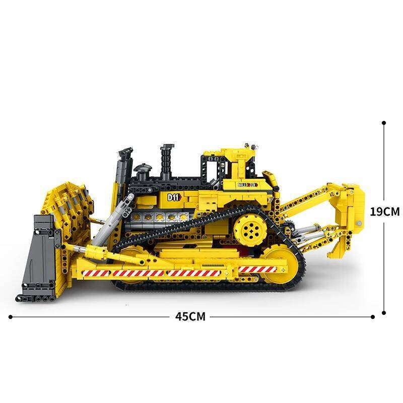 Technical Car APP Remote Control Moter Power Mechanical Bulldozer Building Blocks Brick Engineering Truck Toys Kid Moc Set Gifts Z260306