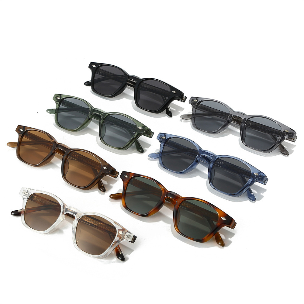 25 Fashion TR90 Pin UV Protection New Personalized Trendy Retro High-End Sunglasses for Men and Women